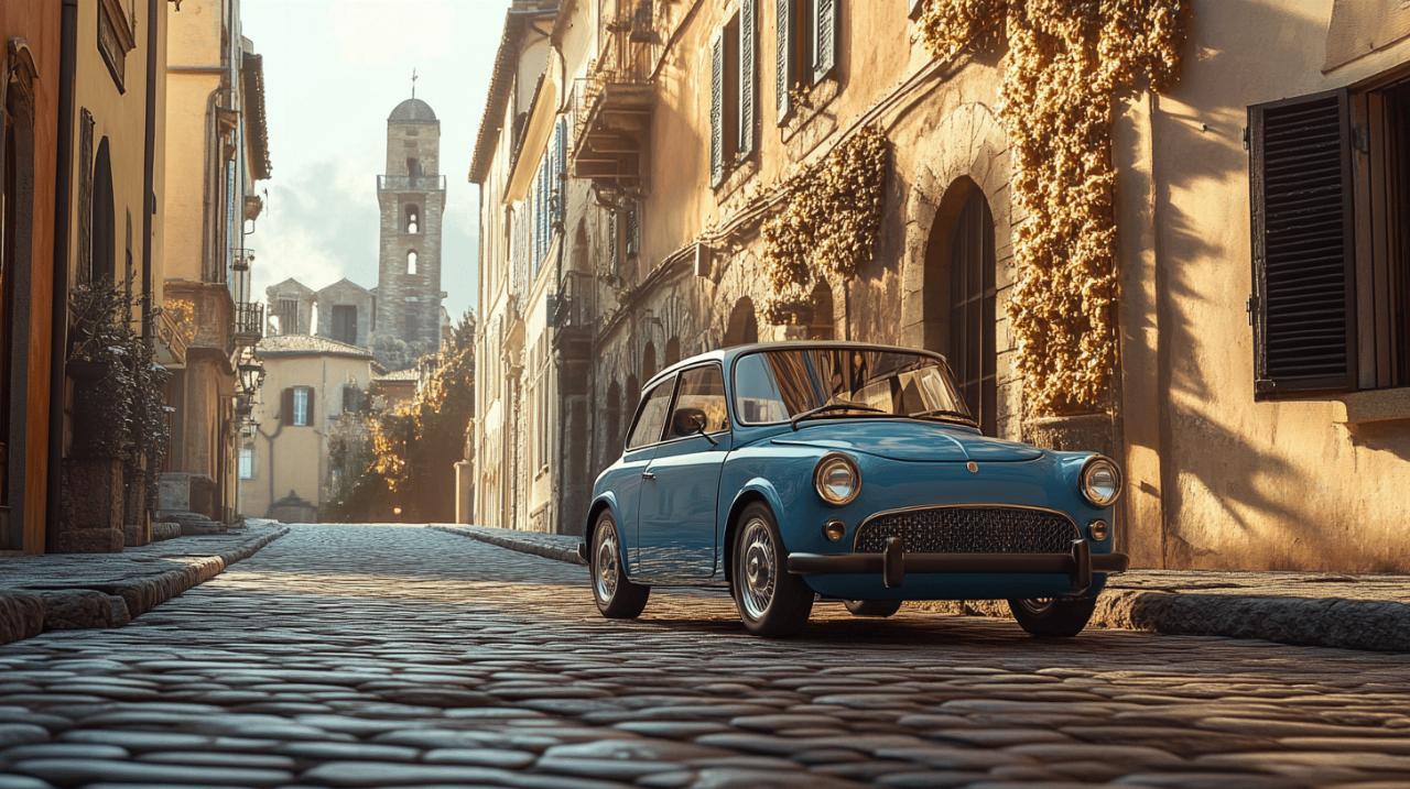 Innocenti, des voitures anglaises fabriquees en Italie : stars du cinema italien des annees 60